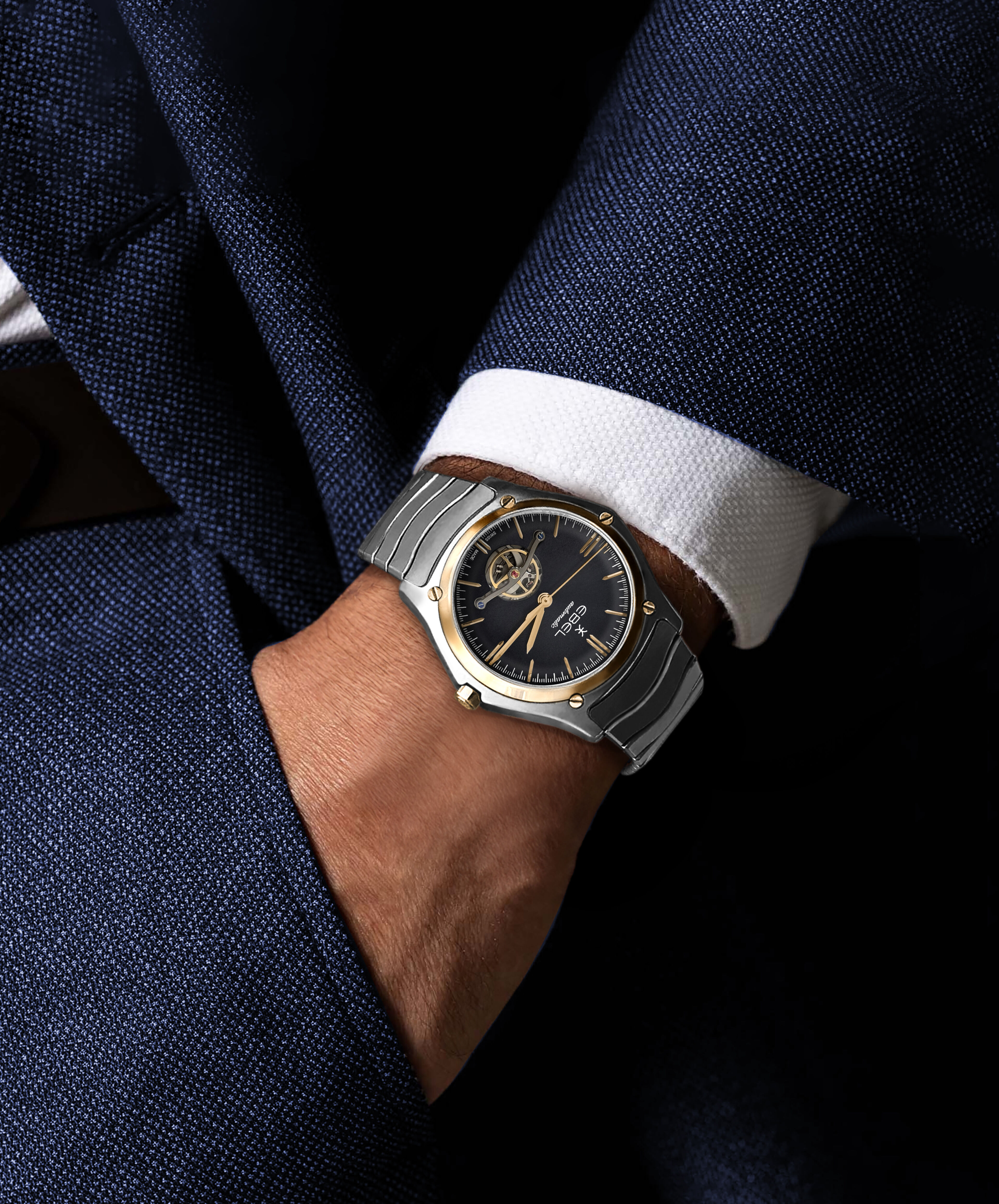 EBEL | Men's EBEL Sport Classic watch, stainless steel and 18K