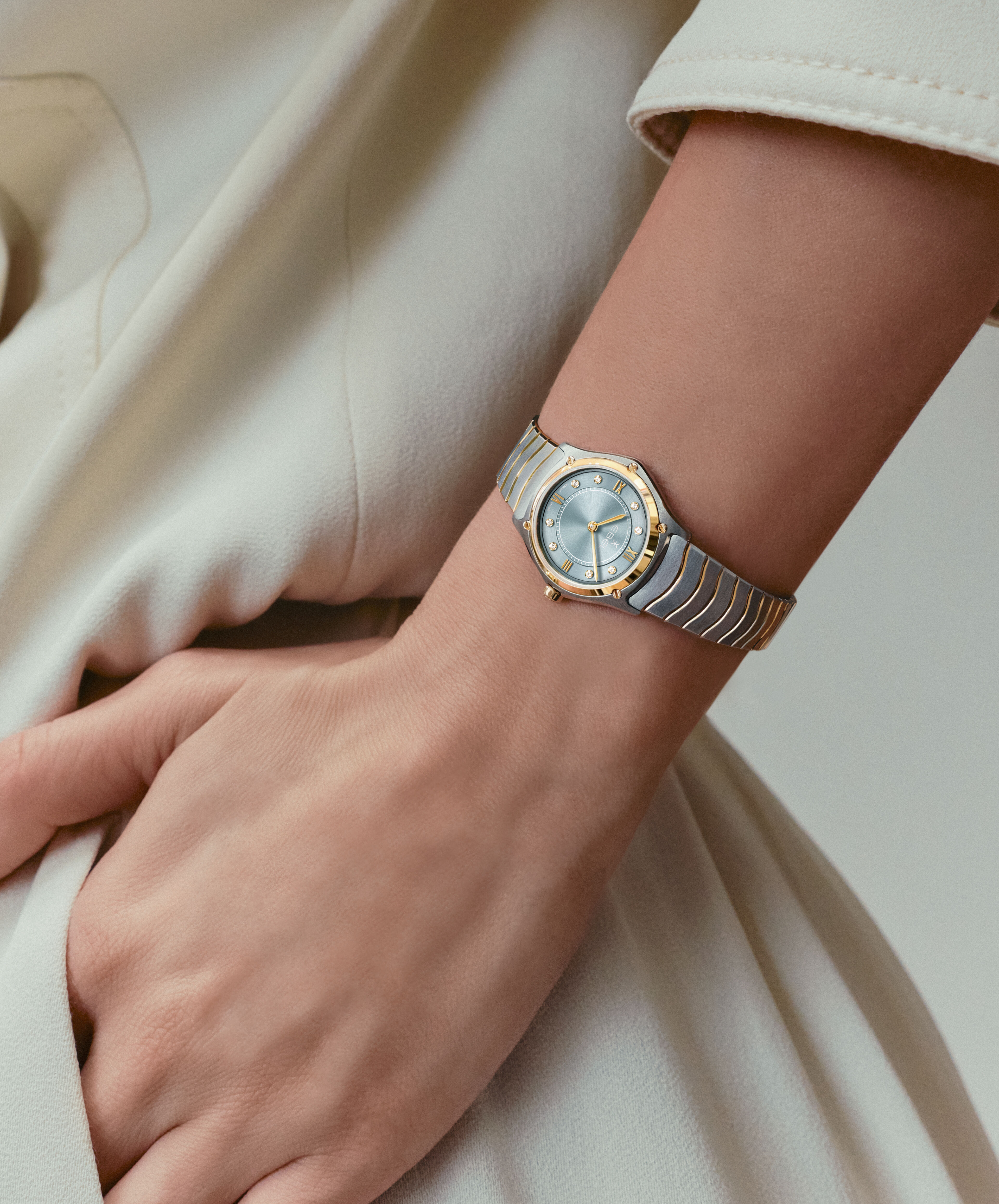EBEL | Women's EBEL Sport Classic watch, stainless steel and 18K