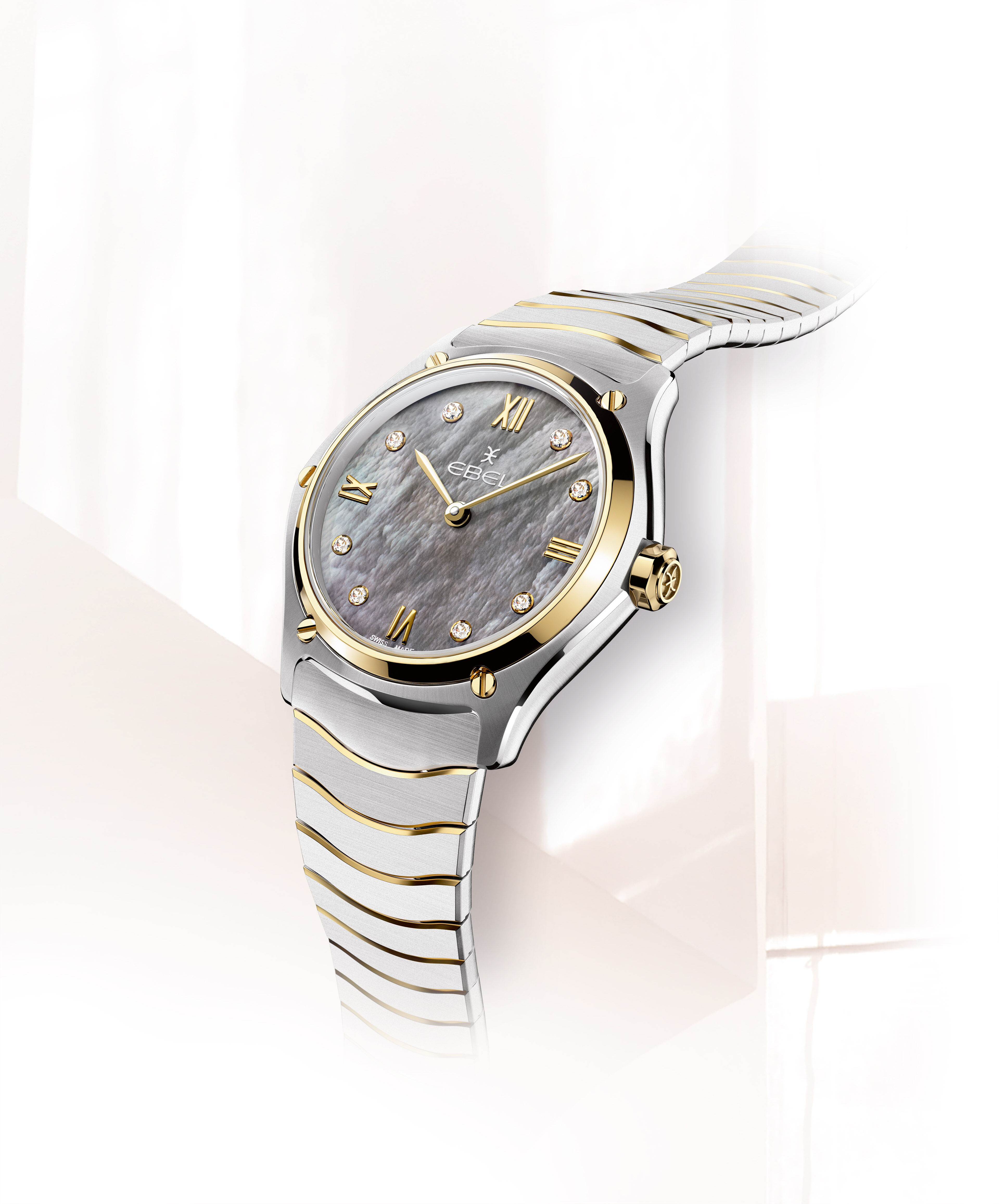 EBEL Women s EBEL Sport Classic watch stainless steel and 18K yellow gold