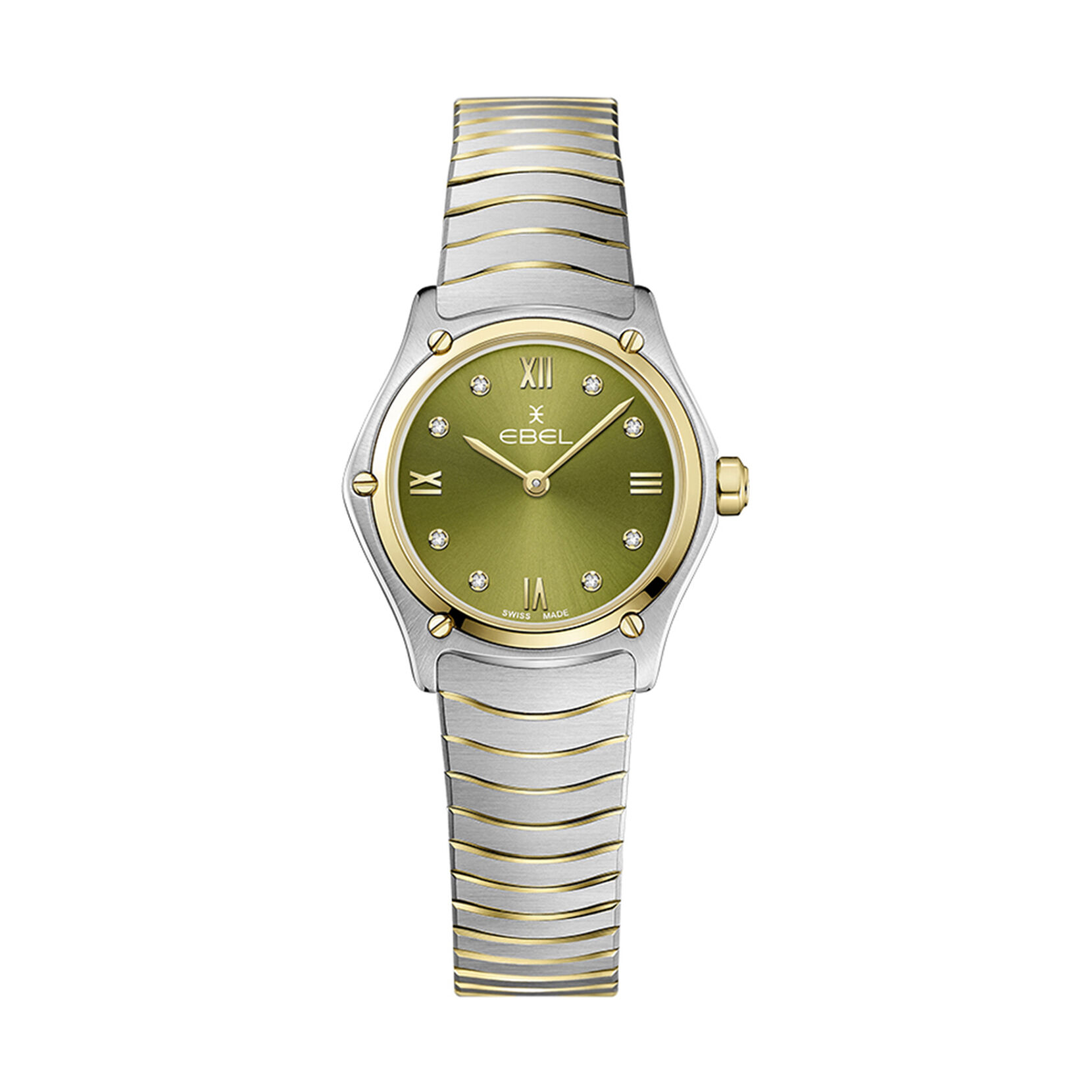 Montre Ebel Mini Sport Classic Lady Référence 18148871 - Acier/or, Quartz, Vintage Années 70, Occasion TOP état