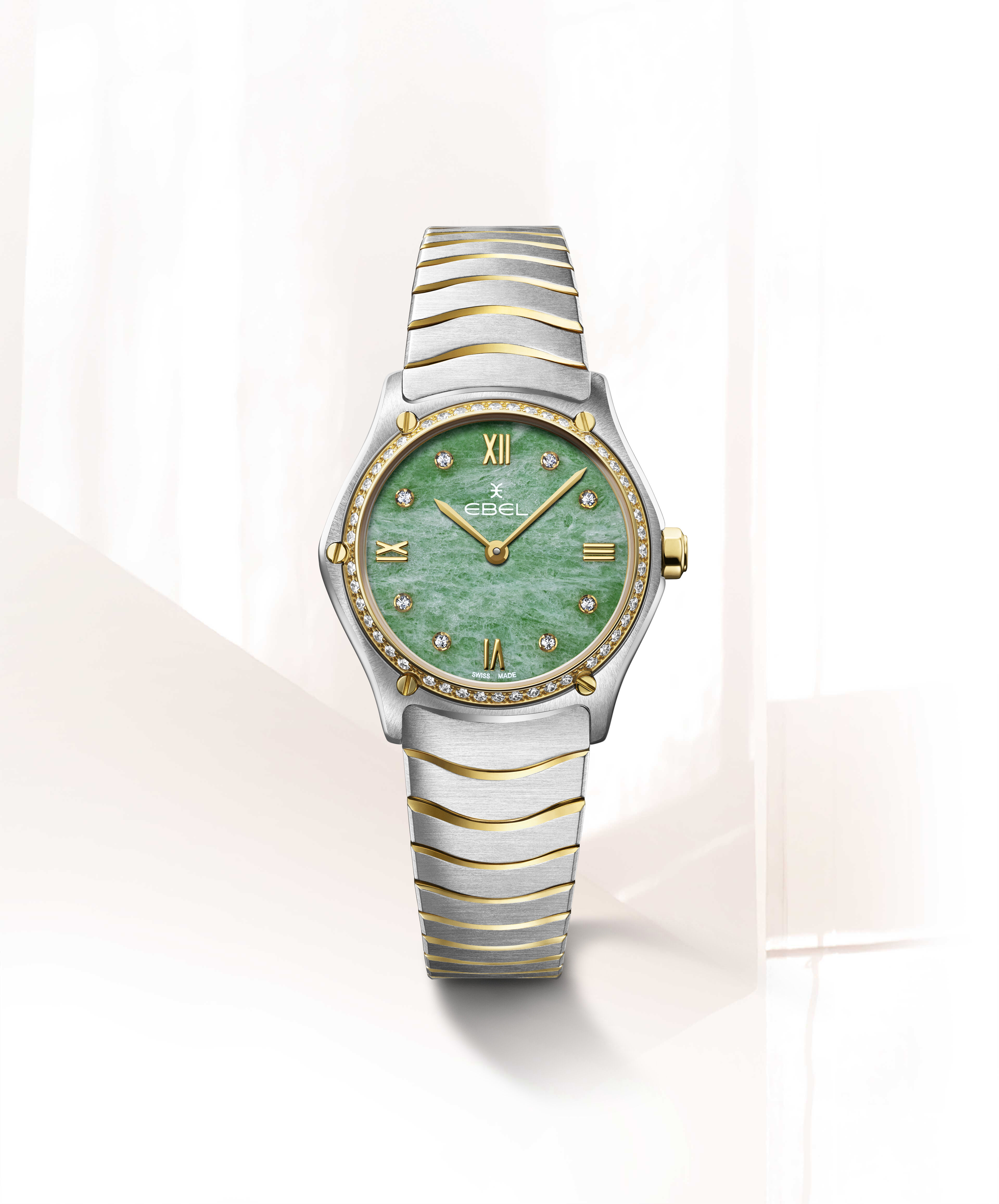 EBEL | Women's EBEL Sport Classic watch, stainless steel and 18K yellow gold