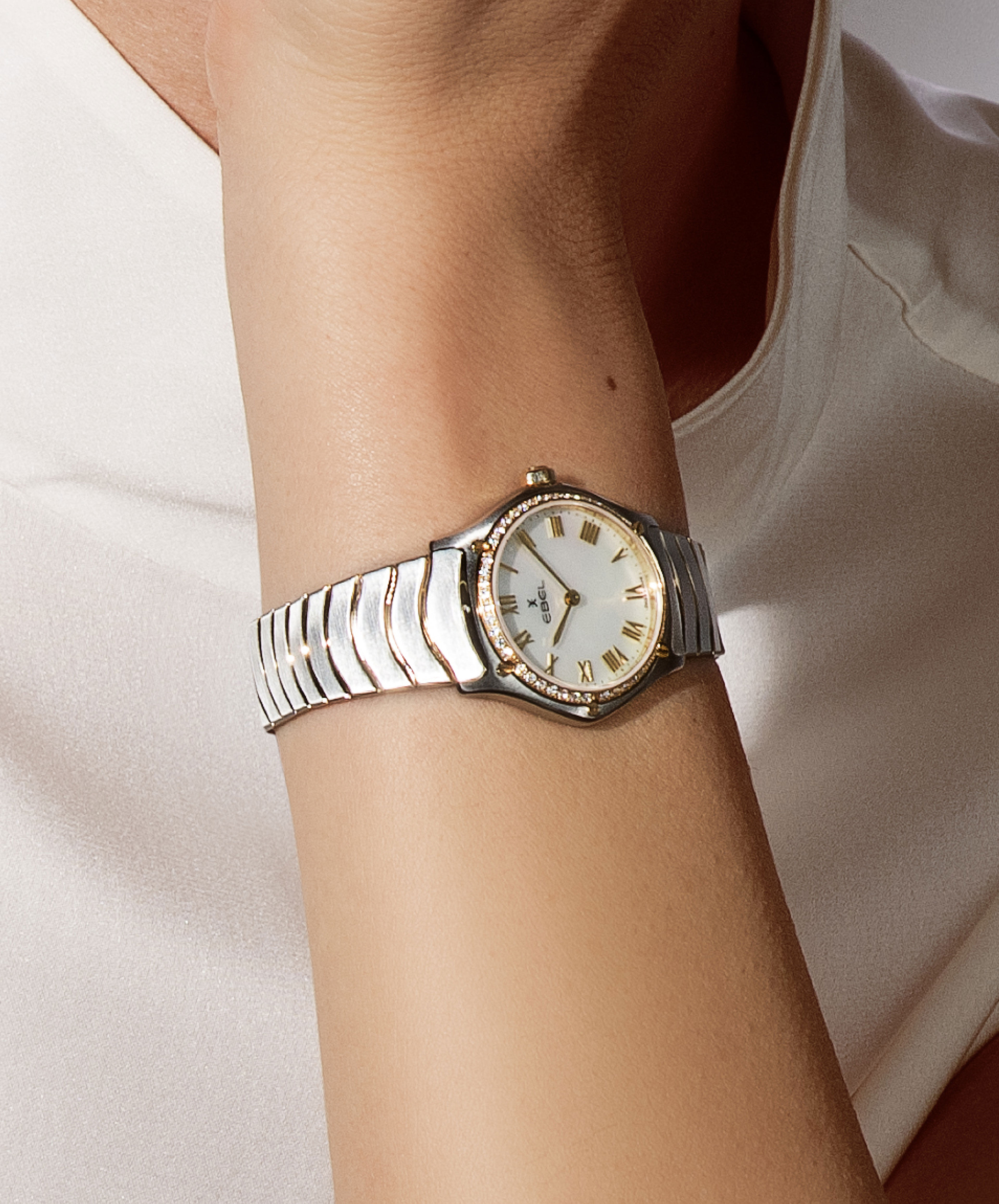 EBEL Women s Watch EBEL Sport Classic Stainless steel and 18K