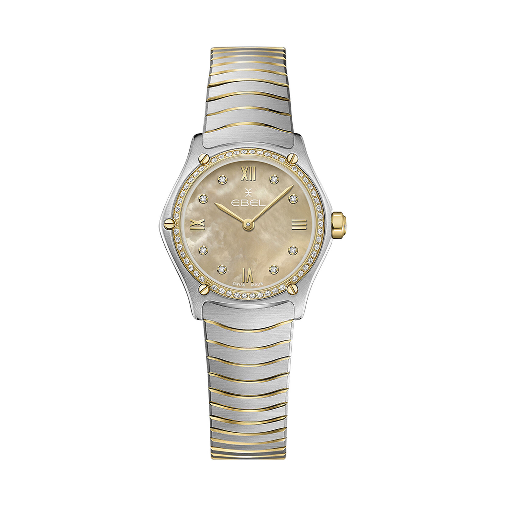 EBEL Women's Watch EBEL Sport Classic, Stainless steel and 18K yellow